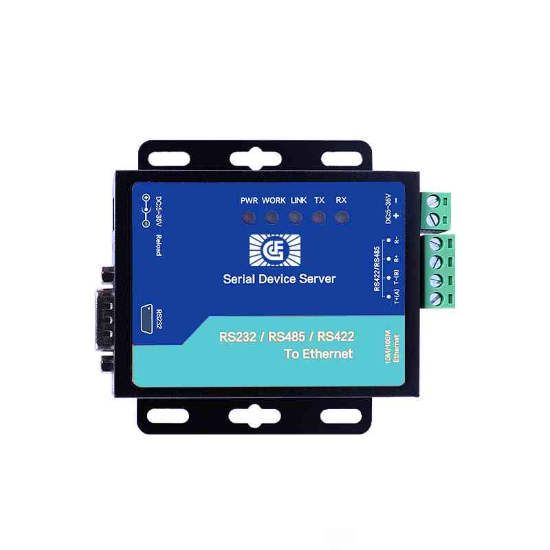 RS232/485/422 转网口双向透传转换器