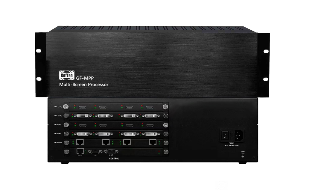 开窗漫游叠加矩阵加强信号处理系统8进12出