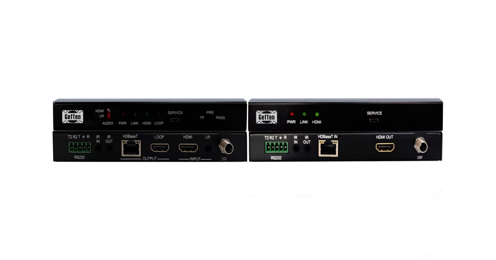 HDBaseT70米100米远距离无压缩4K60Hz传输发射接收器